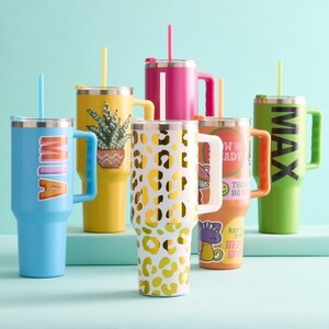 Tumblers in different colors